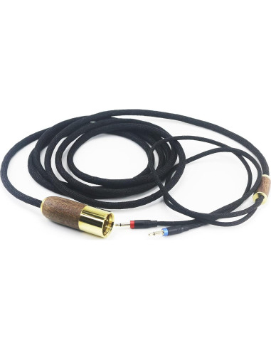 Cable Balanceado XLR 4 Pines NewFantasia 2m Cobre Baño Plata