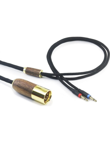 Cable Balanceado XLR 4 Pines NewFantasia 2m Cobre Baño Plata