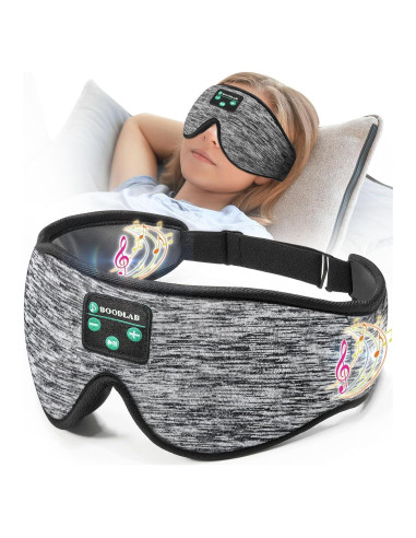 Máscara para dormir Bluetooth Boodlab con auriculares lavables