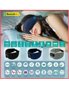 Máscara de Sueño Bluetooth ProActive 3D con Auriculares y Gel 2