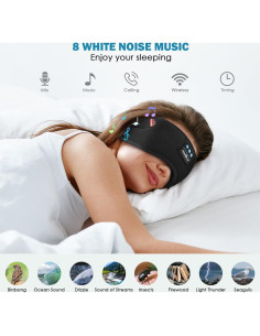 Módulo Bluetooth 5.4 MUSICOZY para Máscara de Sueño con Ruido Blanco 2