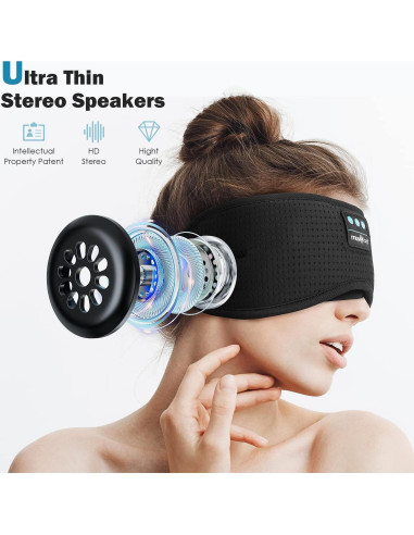 Módulo Bluetooth 5.4 MUSICOZY para Máscara de Sueño con Ruido Blanco