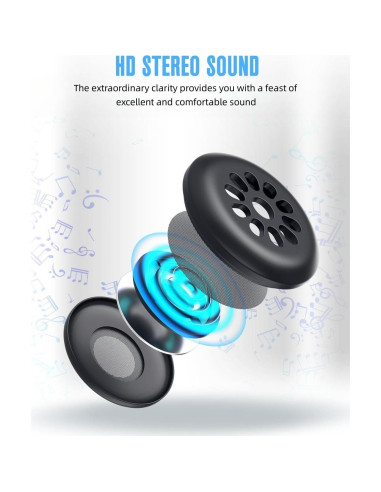 Módulo Bluetooth 5.4 MUSICOZY para Máscara de Sueño con Ruido Blanco