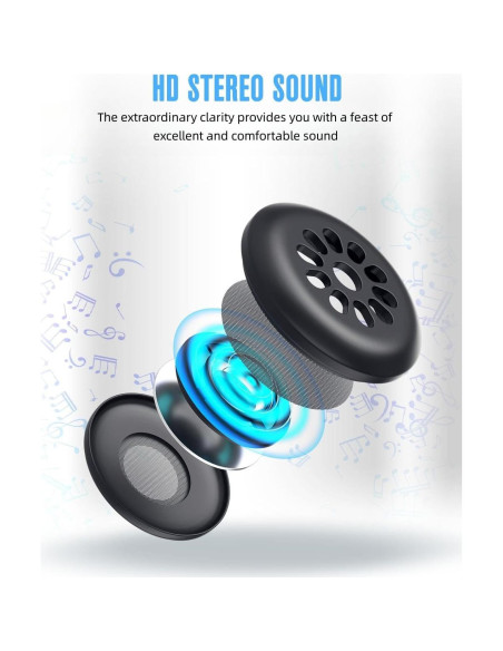 Módulo Bluetooth 5.4 MUSICOZY para Máscara de Sueño con Ruido Blanco