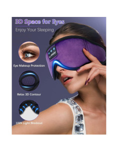 Auriculares para dormir LC-dolida Bluetooth 5.4 con 16 sonidos 2