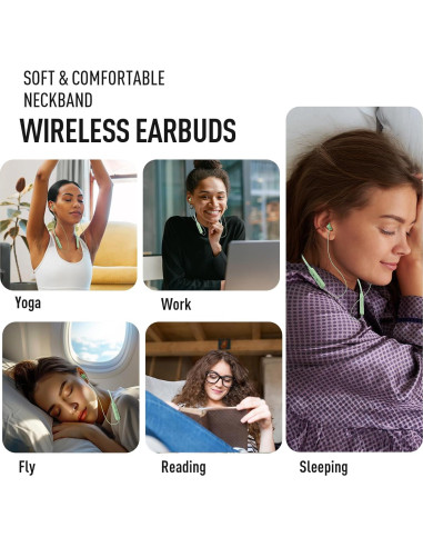 Auriculares Inalámbricos Hearprotek RM para Dormir - Bluetooth 5.4