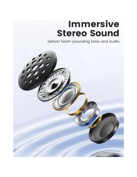 Auriculares para dormir Bluetooth 5.3 ANRUOLA con máscara de ojos