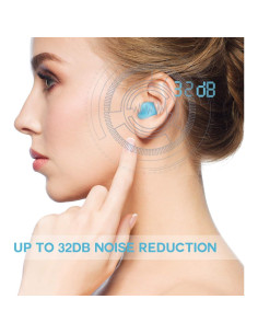 Tapones para oídos Vegpoet de silicona moldeables - 12 unidades 2