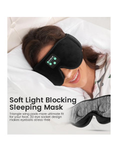 Máscara de Sueño Bluetooth Boodlab con Auriculares 3D 2