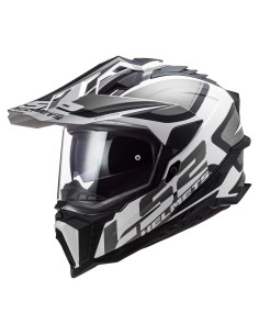 Casco LS2 Explorer XT Aventura Alter Negro Blanco 3XL