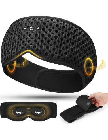 Máscara de Sueño Bluetooth ASIILOVI HF016 3D Ajustable