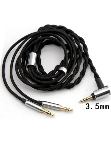 Cable de Audio 3.5mm Doble FAAEAL HE4XX Compatible Hifiman