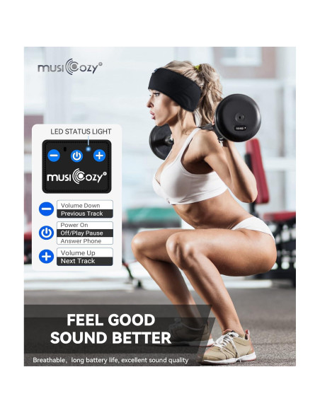 Auriculares Banda Bluetooth MUSICOZY GH01 Inalámbricos para Dormir