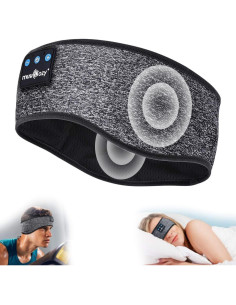 Auriculares Bluetooth MUSICOZY para Dormir Banda Cabeza 14h 2