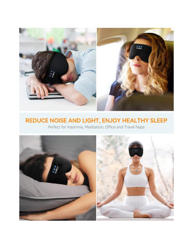 Auriculares Bluetooth MUSICOZY para Dormir Banda Cabeza 14h