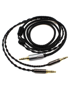 Cable de Reemplazo Youkamoo 3.5mm Doble para Auriculares 2.60m