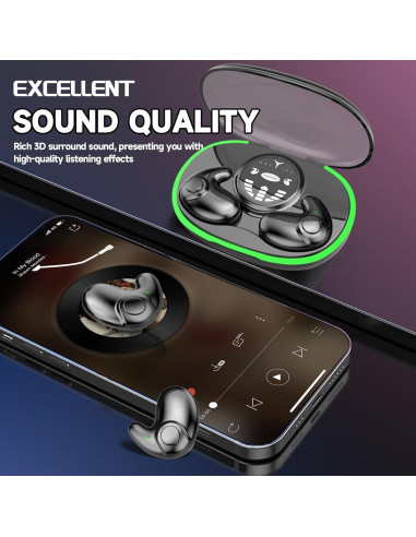 Auriculares Inalámbricos para Dormir Genérico MD13 Bluetooth 5.3