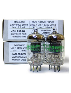 Par de tubos de vacío JAN 5654W Riverstone Audio - Grado Platino