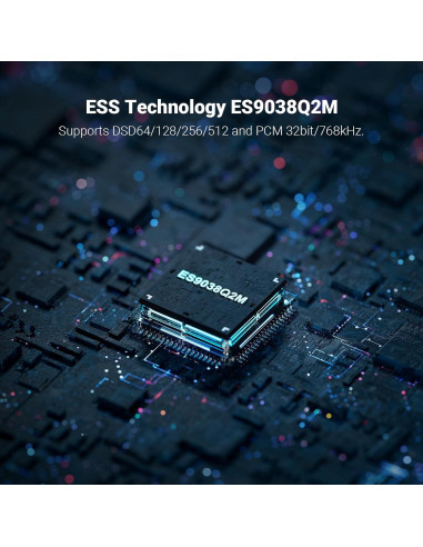 Amplificador DAC USB Fosi Audio DS1 HiFi 32bit/768kHz