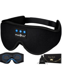 MÁSCARA DE SUEÑO MUSICOZY Bluetooth 5.4 con Auriculares HD 2