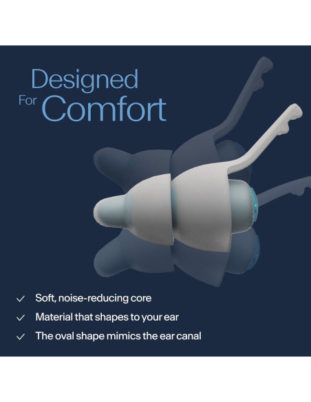 Tapones para oídos Alpine SleepDeep Mini - Gel 27dB - Reutilizables