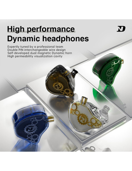 Auriculares In-Ear ND Venus con Micrófono 3.5mm Verde