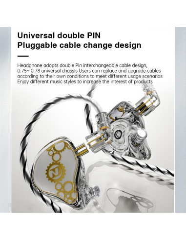 Auriculares In-Ear ND Venus con Micrófono 3.5mm Verde