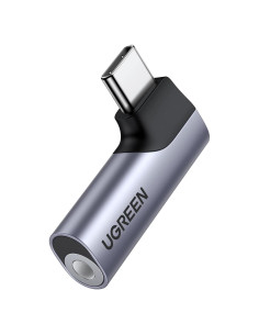 Adaptador de Audio USB C a 3.5mm UGREEN HiFi Gris