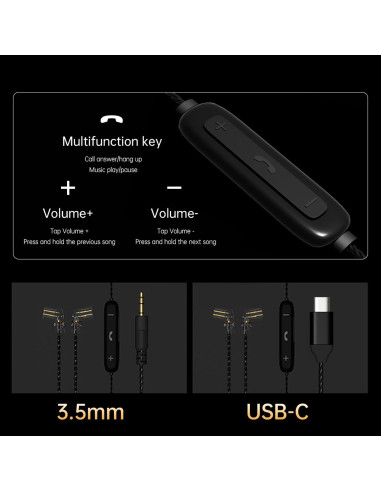 Auriculares In-Ear ND Venus con Micrófono 3.5mm Verde