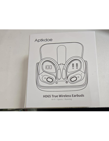 Auriculares Inalámbricos Aptkdoe HD65 Bluetooth 5.4 IPX7 75hrs