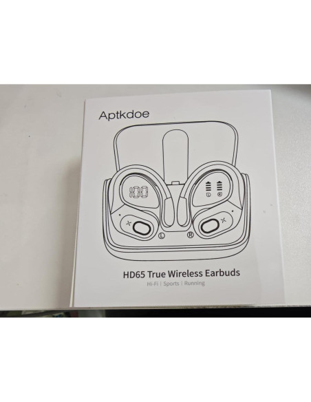 Auriculares Inalámbricos Aptkdoe HD65 Bluetooth 5.4 IPX7 75hrs