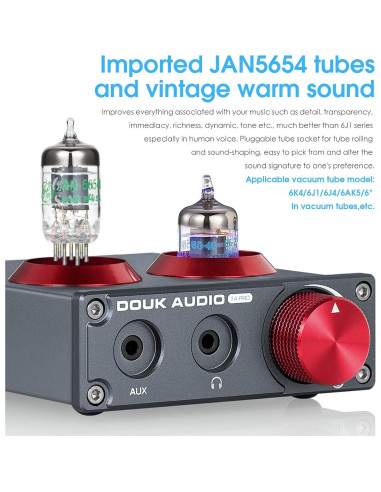 Preamplificador de Válvula Douk Audio T4 PRO para Tocadiscos MM