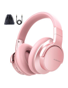Auriculares Inalámbricos AUSDOM E7 Bluetooth 5.0 ANC 50H Oro Rosa