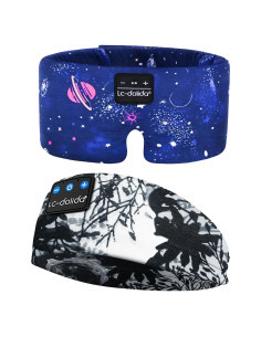 Máscara de Sueño de Seda Extra Grande LC-dolida con Bluetooth