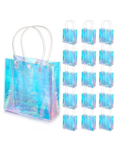 Bolsa de Regalo Holográfica Sherr 16 Pcs 15x16 cm Arcoíris