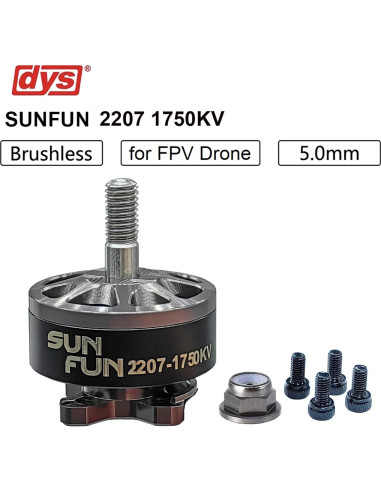 Motor sin Escobillas DYS SUNFUN 2207 1750KV para Drones FPV