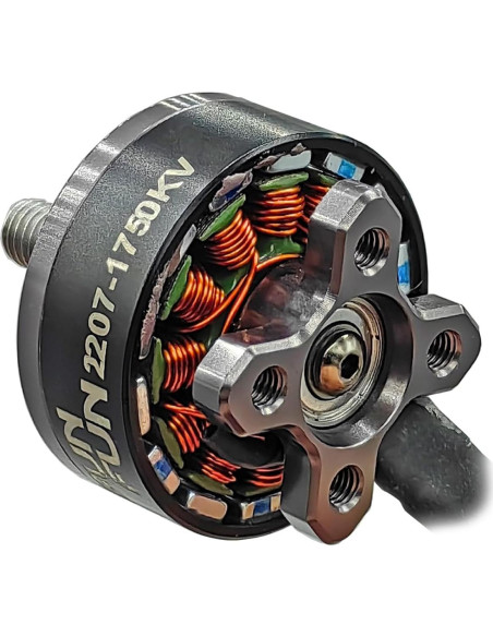 Motor sin Escobillas DYS SUNFUN 2207 1750KV para Drones FPV