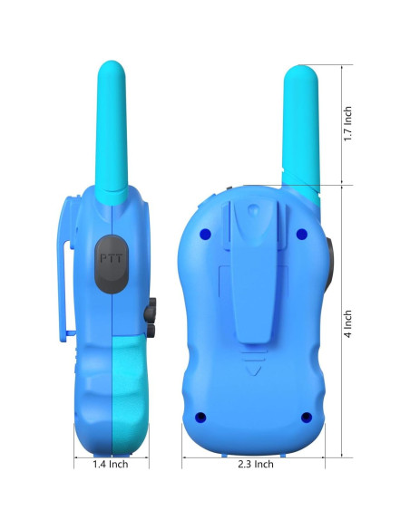 Walkie Talkies Recargables FOREDOM para Niños - 2 Paquete