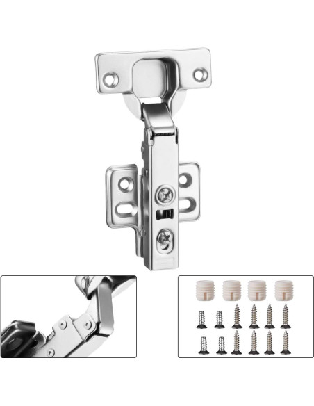 Bisagras de Gabinete Luokim 35mm Cierre Suave 2 Piezas