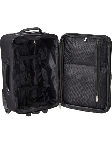 Conjunto de Equipaje Rockland Expandible 2 Piezas Cuadros Negros