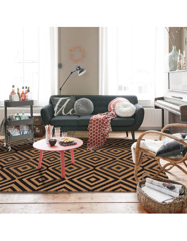 Alfombra Reversible Ridota 1.22x1.83m Patio Exterior Geométrica