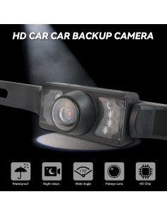 Cámara de Respaldo AUTOXBERT 170 Impermeable HD con 8 LED 2