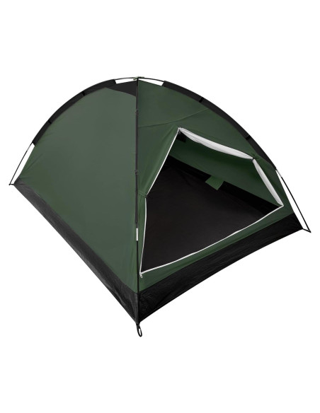 Carpa Domo XL para 2 Personas Impermeable Ligera Verde Militar
