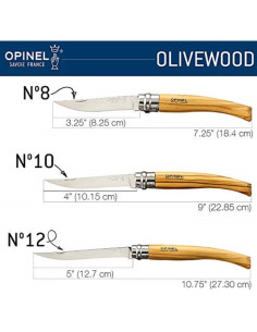 Cuchillo Plegable de Filete Opinel No. 12 - Acero Inoxidable 2