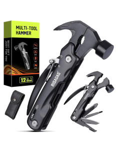 Martillo Multiherramienta 12-en-1 RISADAS con Bolsa de Nylon