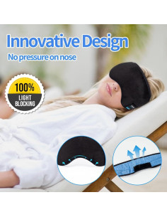 Máscara de Ojos Bluetooth Perytong con Auriculares Integrados 2