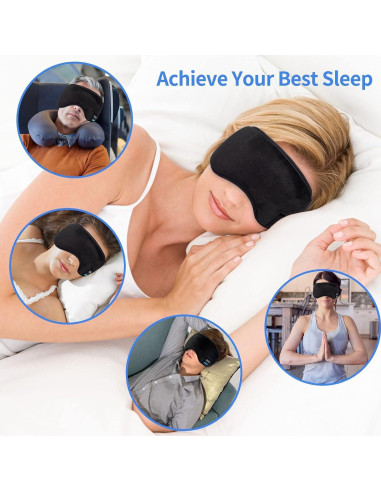 Máscara de Ojos Bluetooth Perytong con Auriculares Integrados