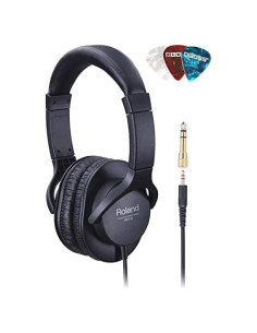 Auriculares Estéreo Cerrados Roland RH-5 con Púas de Guitarra