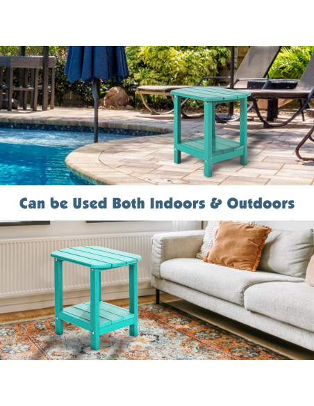 Mesa Lateral Exterior 2 Niveles LOENIY HDPE Aruba