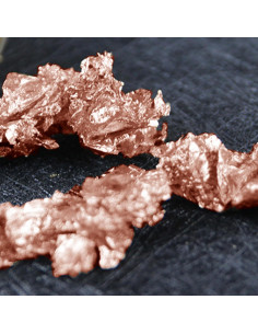 Hoja de Oro Comestible Zjyufy 2 Botellas Rosa Dorado 5x2cm 2